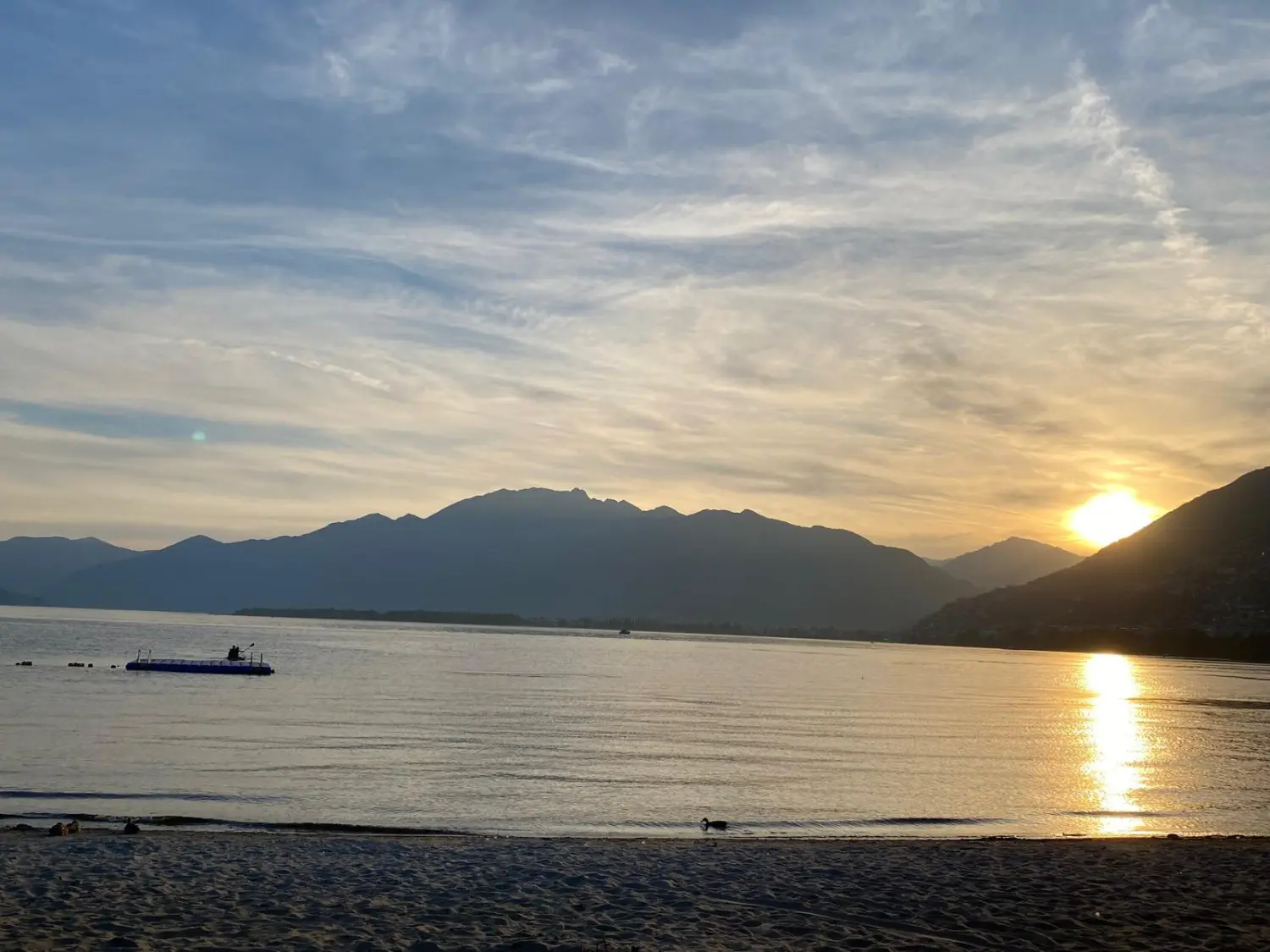 Sonnenuntergang Ansicht von Praxis für Naturheilkunde Andreas Lötterle
